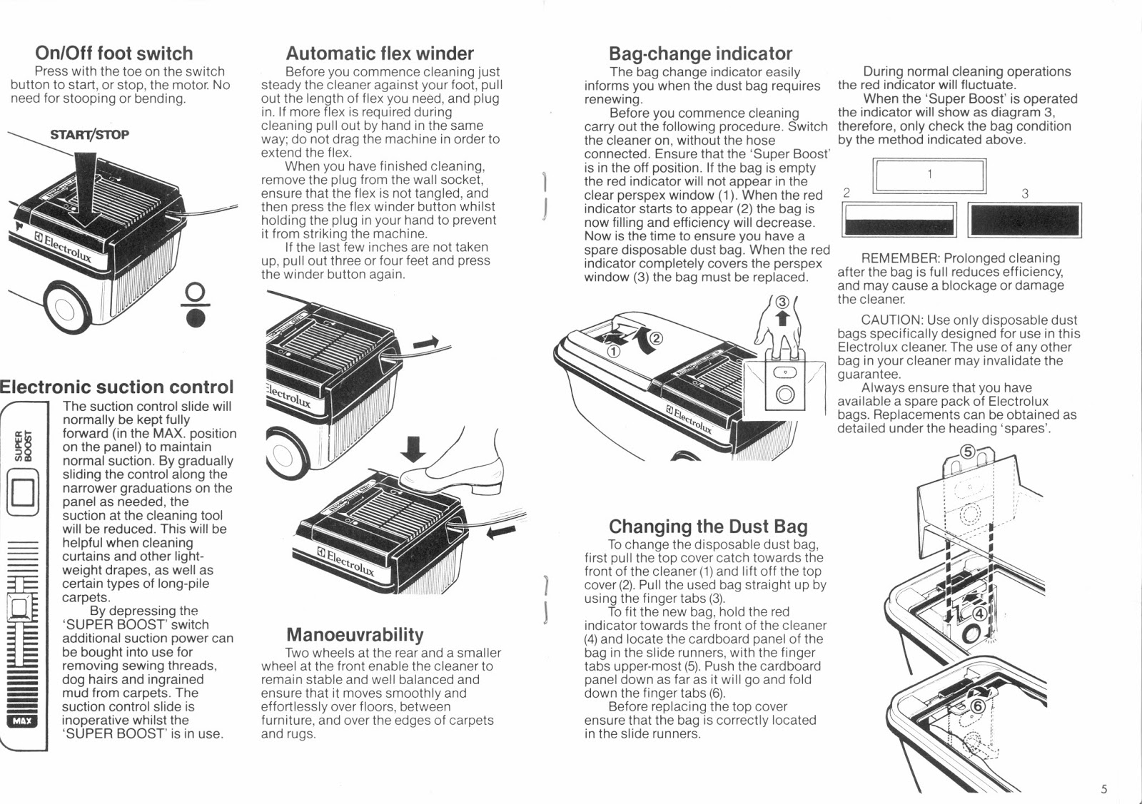 Electrolux 350E Instruction Manual November 1983