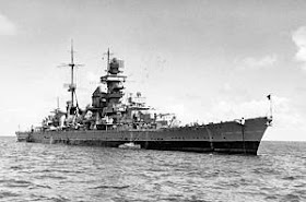 WW2 Battle of Atlantic - USS Prinz Eugen battle cruiser