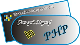 Fungsi-fungsi mysql di php full tutorial