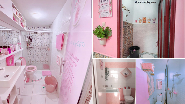 Inspirasi Kamar Mandi Warna Pink Yang Cantik Homeshabby Com Design Home Plans Home Decorating And Interior Design