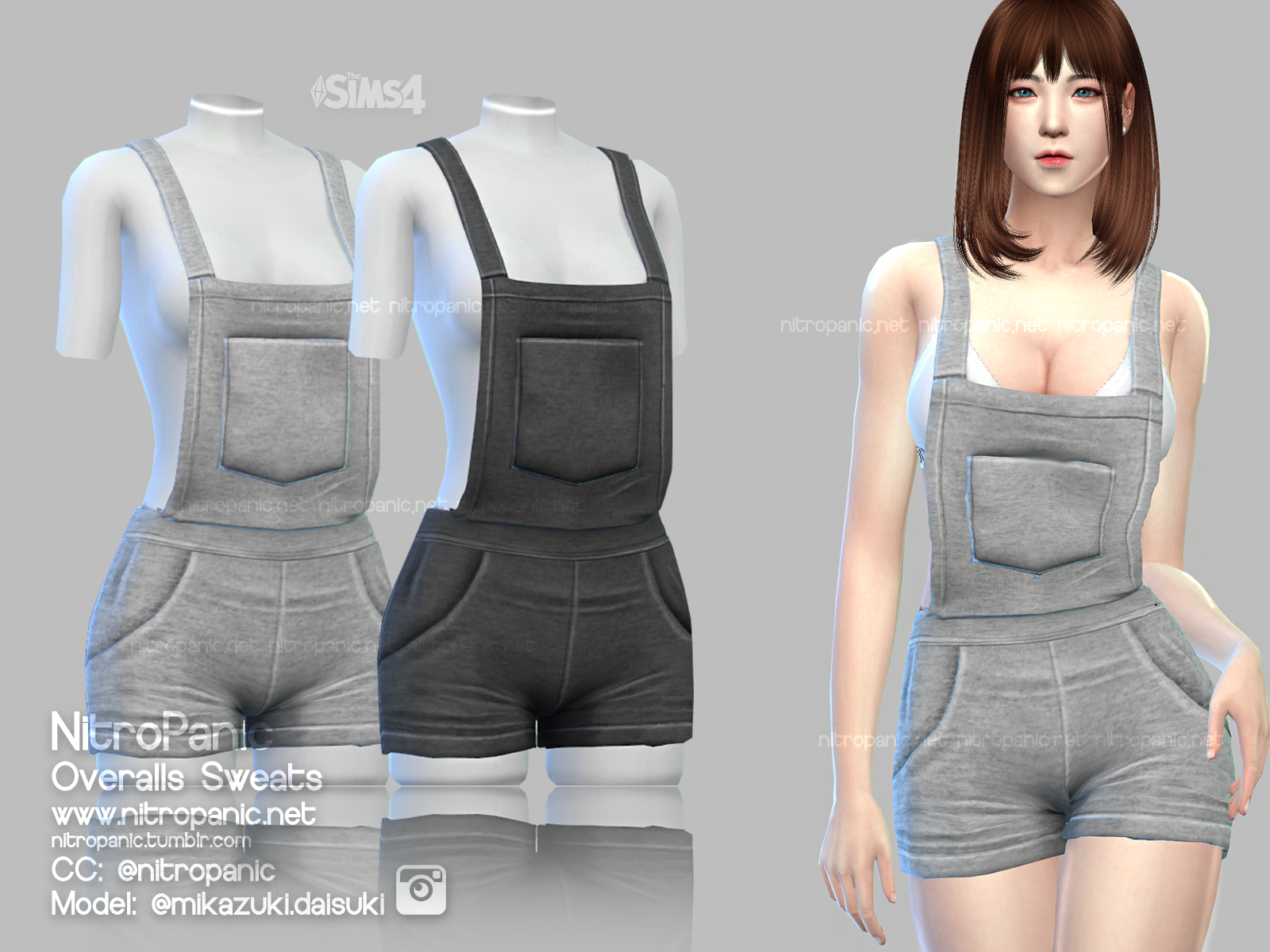 Overalls Sweats amp Denim for The Sims 4