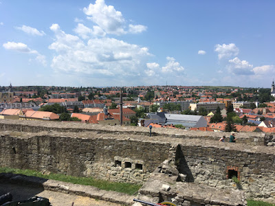 Eger, widok z murów na wzgórzu zamkowym