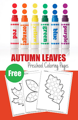 fall autumn leaves coloring pages fall autumn images fall autumn activities fall autumn activities for toddlers kindergarten fall autumn leaf activities free preschool coloring pages do a dot activity