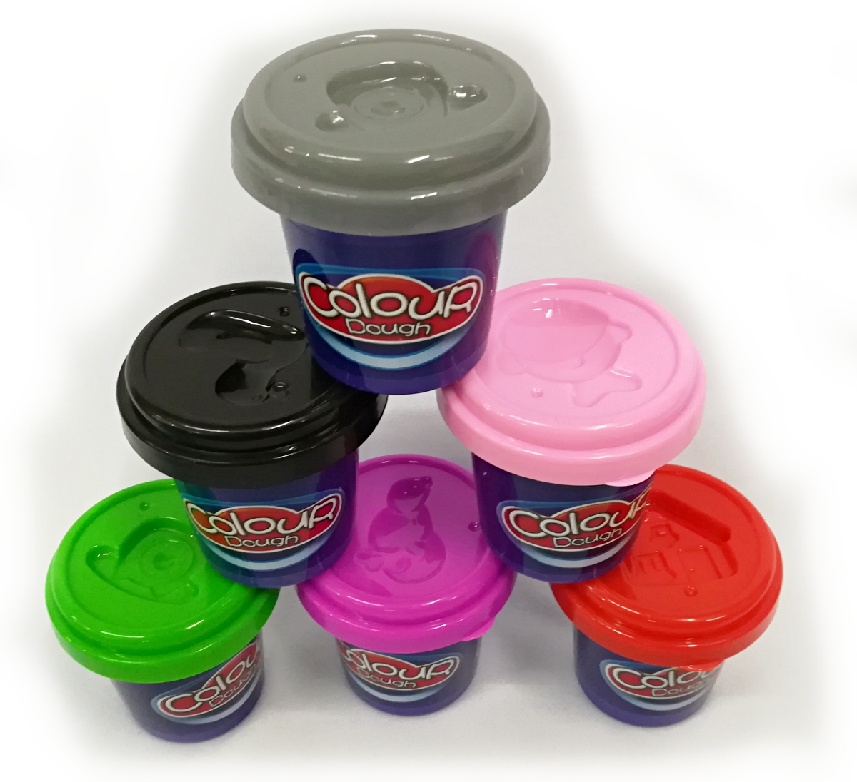 BongBongIdea COLOR PLAY DOUGH CLAY 6 CANS 400g