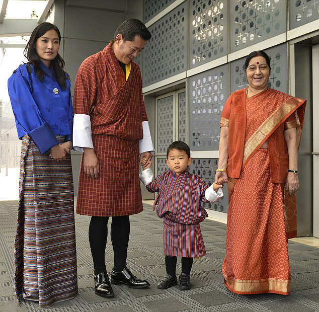 bhutan king visit to india