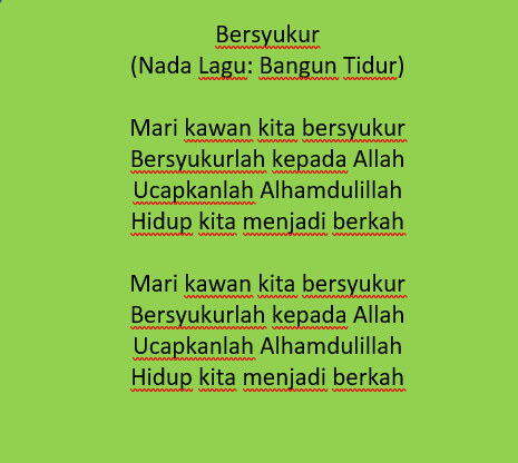 Pertemuan 9 Sikap Bersyukur Kepada Allah Swt Bahan Ajar Pai Sd Kota Tegal