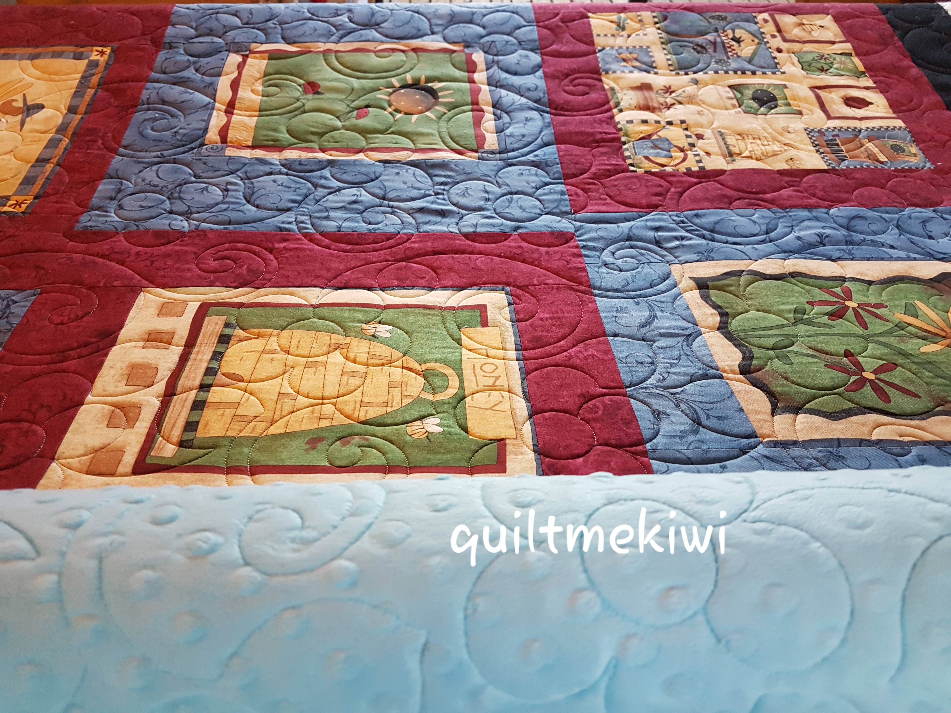 quiltmekiwi Edge to Edge quilting and a gift for a friend