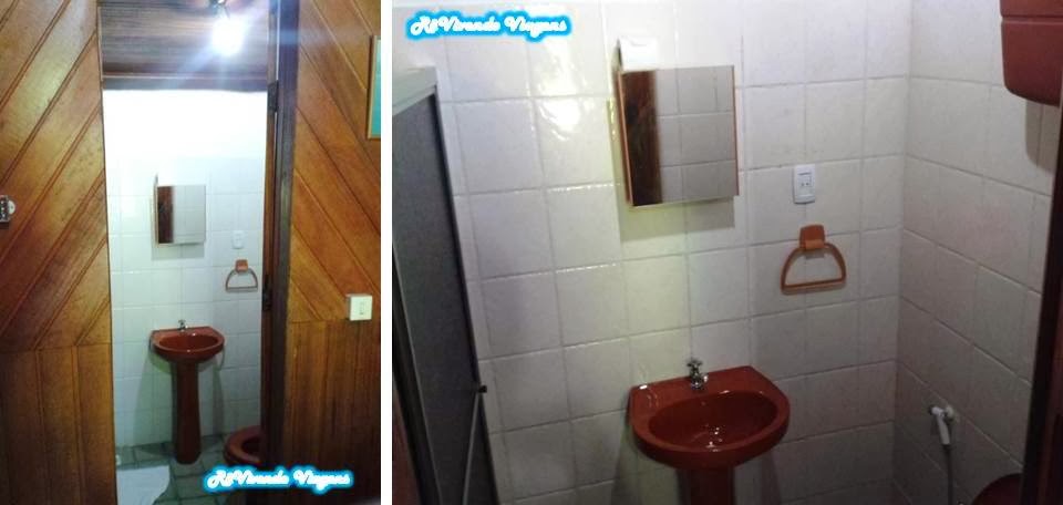 Banheiro pousada Chez Max