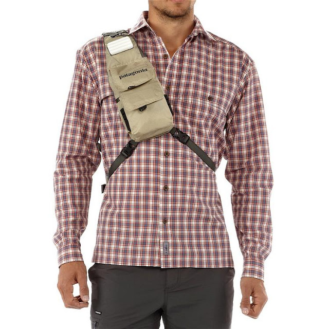 希少]パタゴニアベストフロントスリング8Lフィッシングステルスアトム