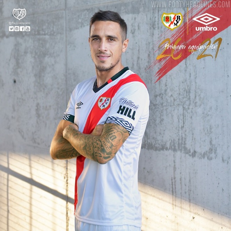 Umbro Rayo Vallecano 2021 Home, Away & Third Kits Released No More