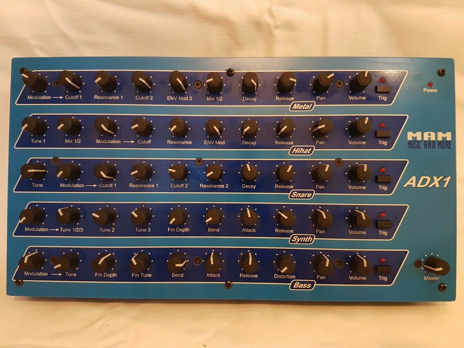 MATRIXSYNTH MAM ADX1 Drum Synth Analogue Drum Machine SN AD10801008