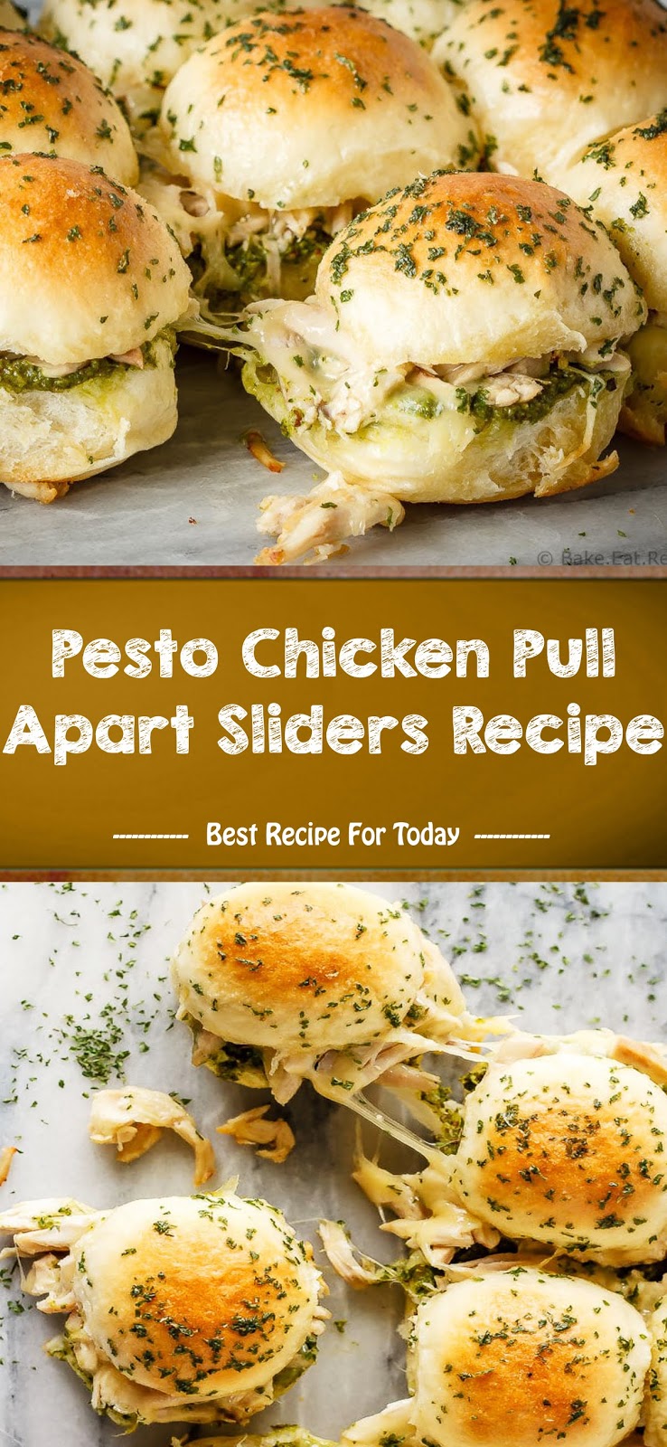 Pesto Chicken Pull Apart Sliders Recipe Healthy