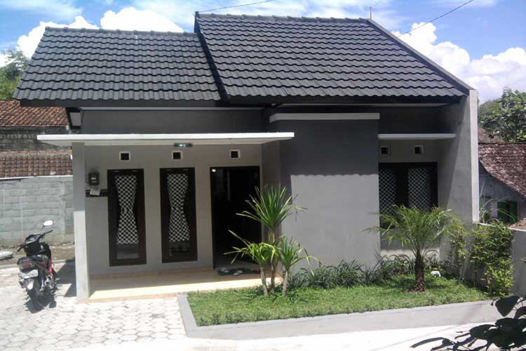  Contoh  Cat  Rumah  Minimalis abu  abu 