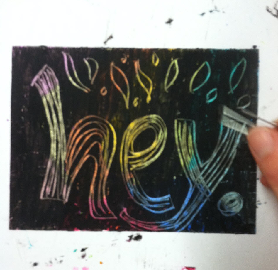 Teen Blog FRVPLD Make your own scratch art in Craft Lab