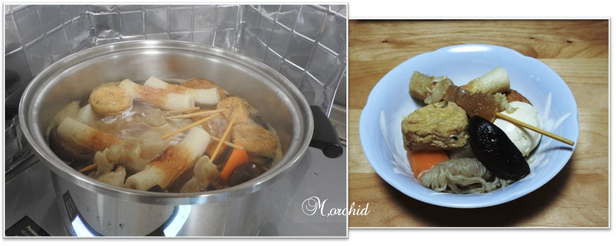 Orchid's Daily Voice (Home Page) Japanese Winter Dish called "Oden"