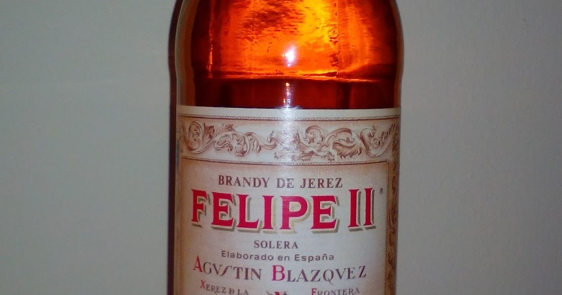 JerezXeresSherry Brandy Felipe II Solera 36, Agustin Blazquez