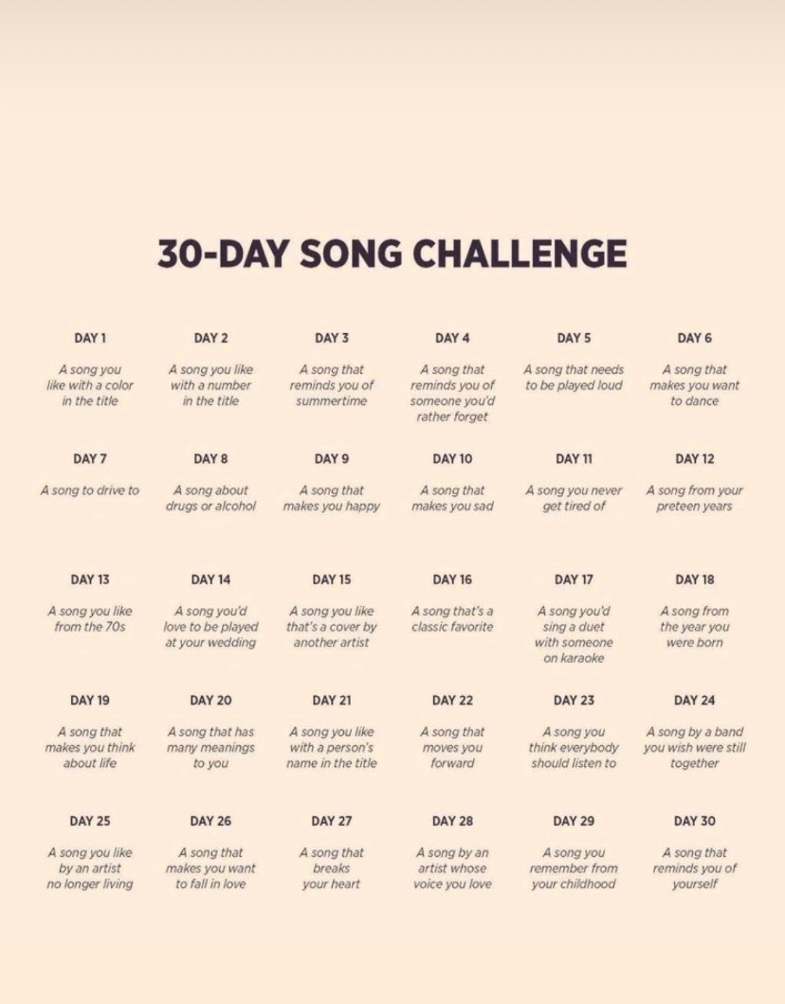 30-Day Song Challenge - A Cute Angle