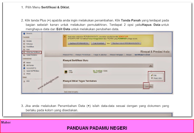 Isi informasi pribadi Anda