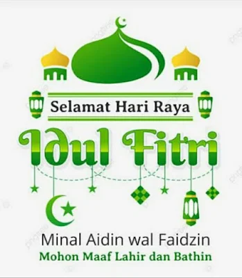 Kata-kata / Ucapan lebaran Hari Raya Idul Fitri cocok dijadikan status wa, fb, ig dll