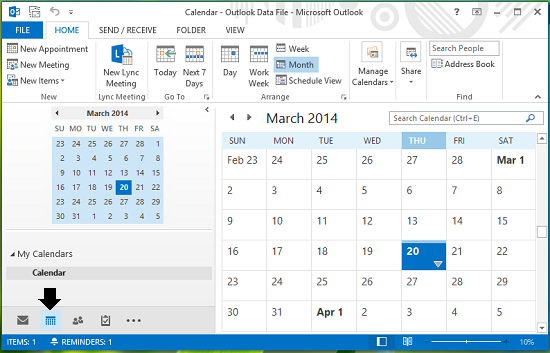 Outlook-2013을 사용하여 회의 초대장 보내기