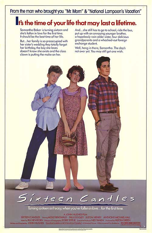 Movie Review "Sixteen Candles" (1984) Lolo Loves Films