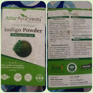 Attar Ayurveda Pure and Natural Indigo Powder Review