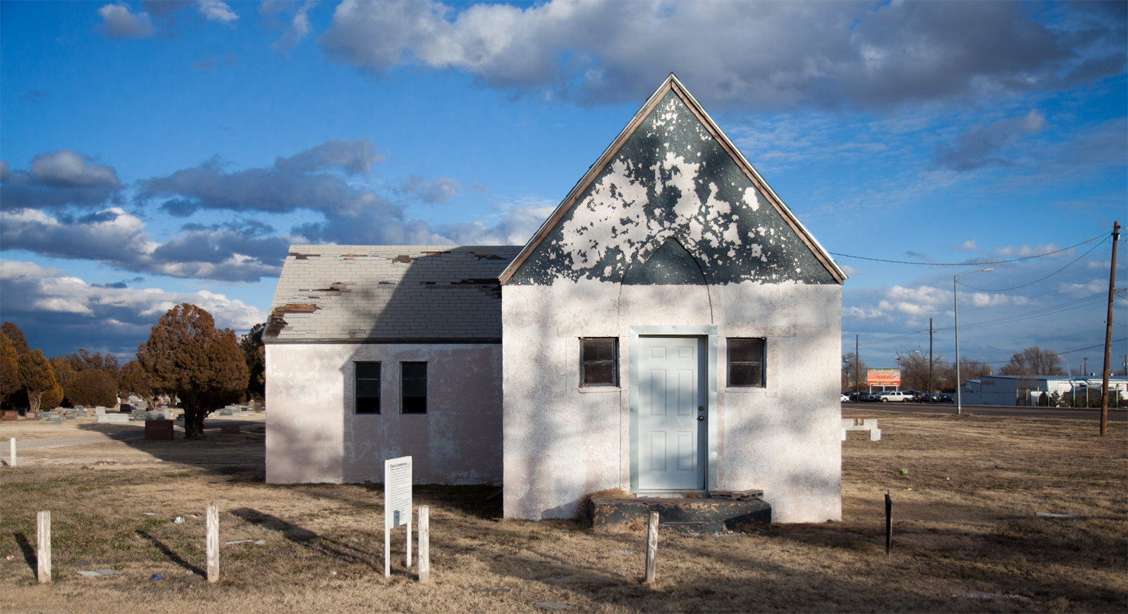 Sixgun Siding Country Churches Clovis Cemetery Chapel
