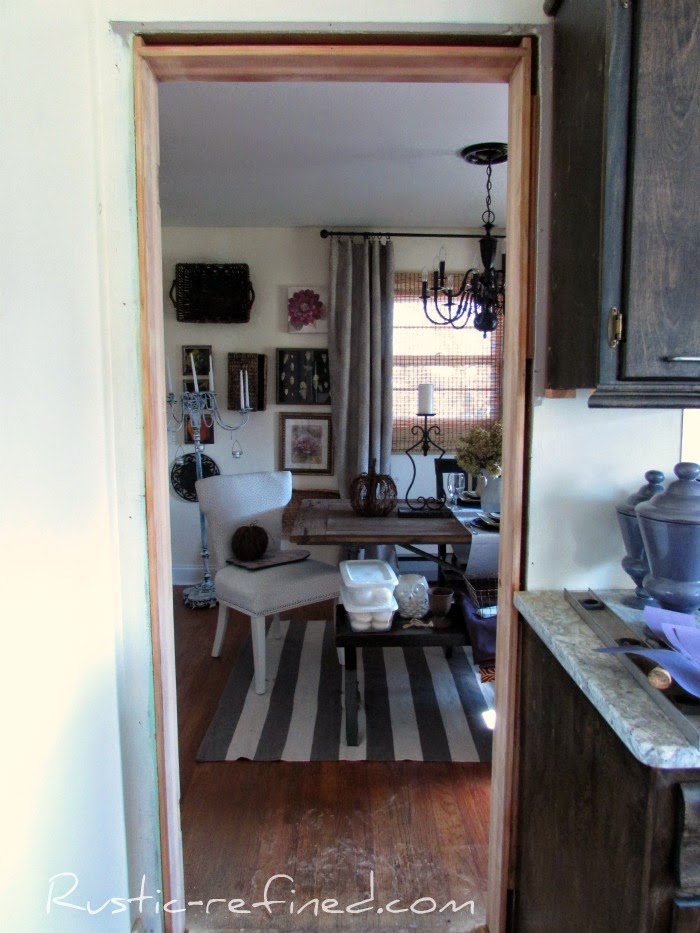 Updating Wood Trim Molding around the Entry into the Dining Room