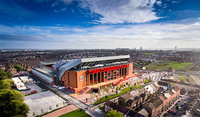 Liverpool management decide to redevelop road stand in Anfield