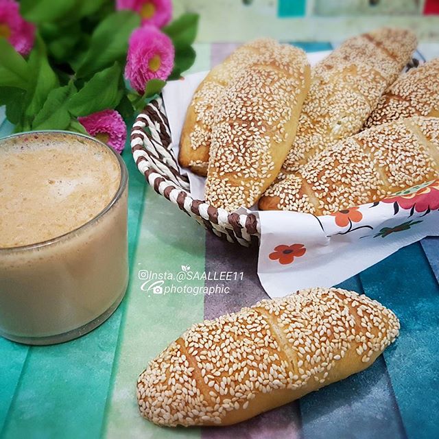 خبز الصمون التركي Turkish bread