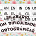 Silabário com sílabas complexas