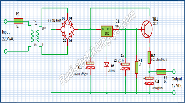 Cara Membuat Adaptor 12 Volt 3 Ampere