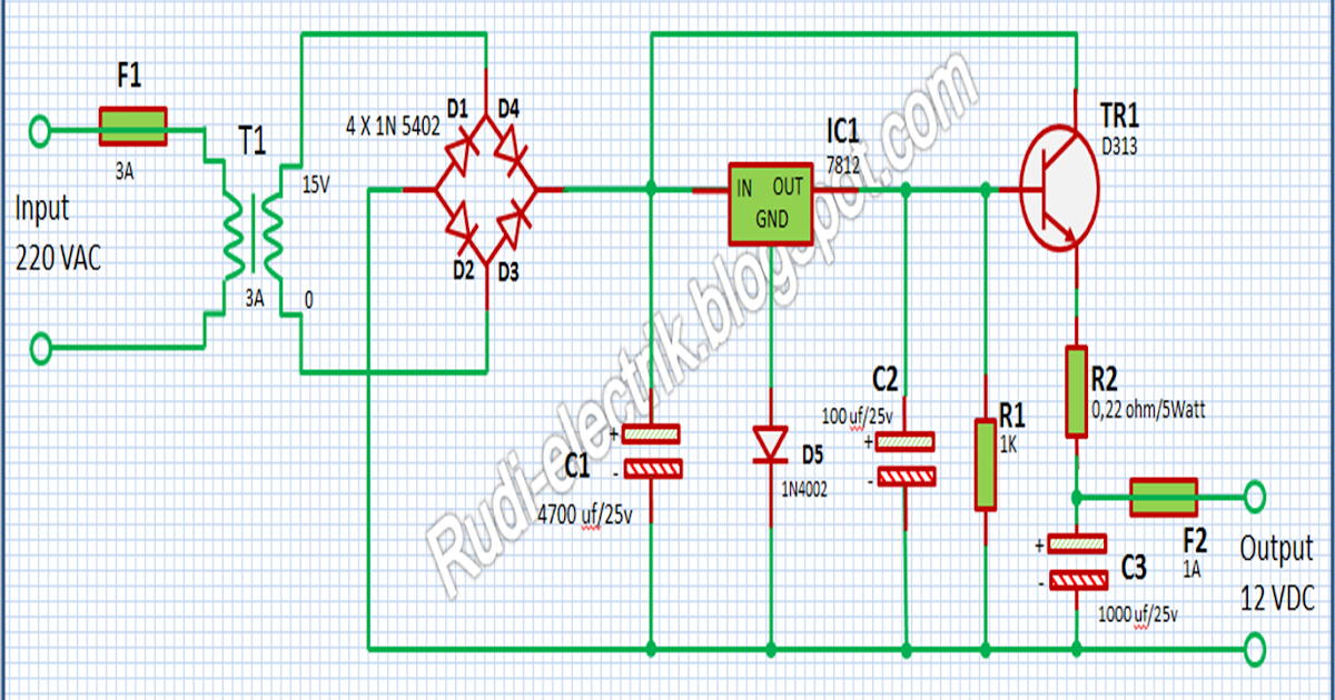 Cara Membuat Adaptor 12 Volt 3 Ampere