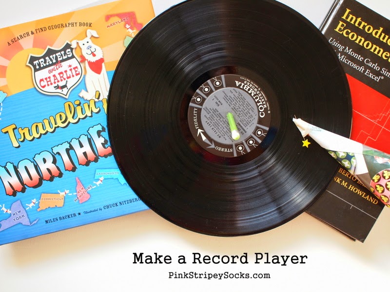 how to build a record player from everyday items (DIY tutorial)