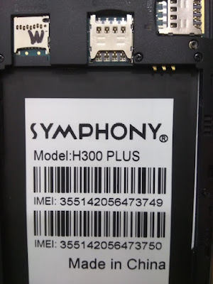 Symphony H300 Plus Qulacomm FREE Flash File 100% Tested Without Password By MobileflasherBD
