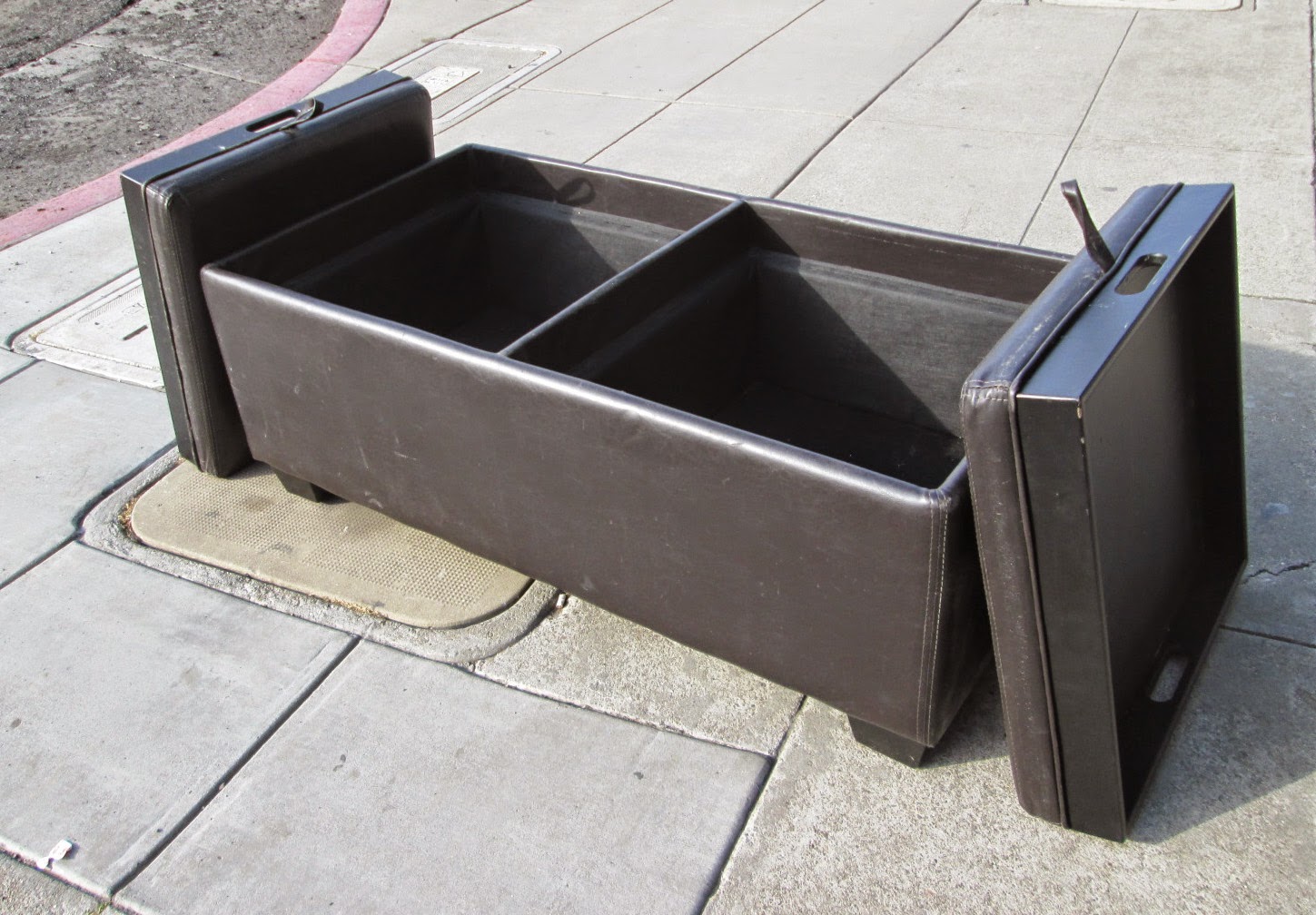 UHURU FURNITURE & COLLECTIBLES SOLD Espresso Ottoman with Storage