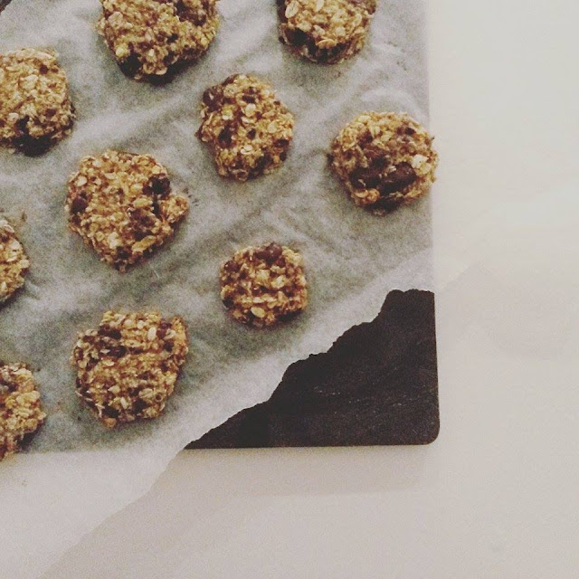 Sunde cookie med banan