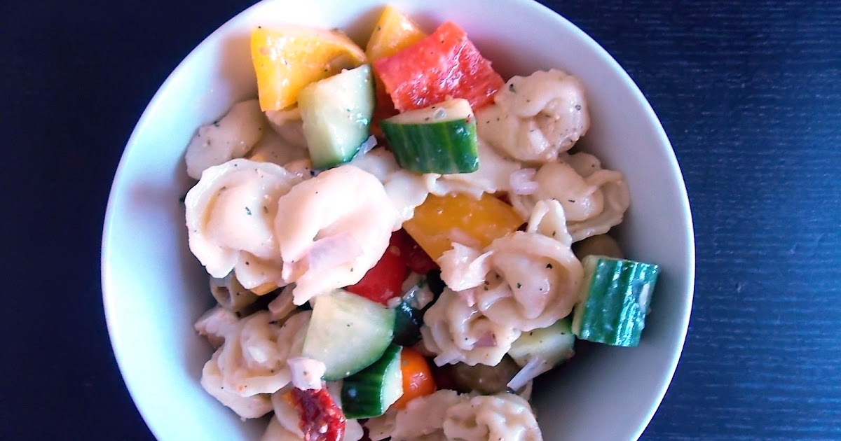 Mediterranean Tortellini Pasta Salad Living for it! The Blue Truffle