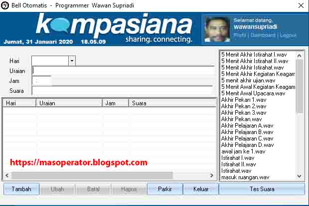 Download Aplikasi Bel Otomatis Sekolah 4.0 Gratis