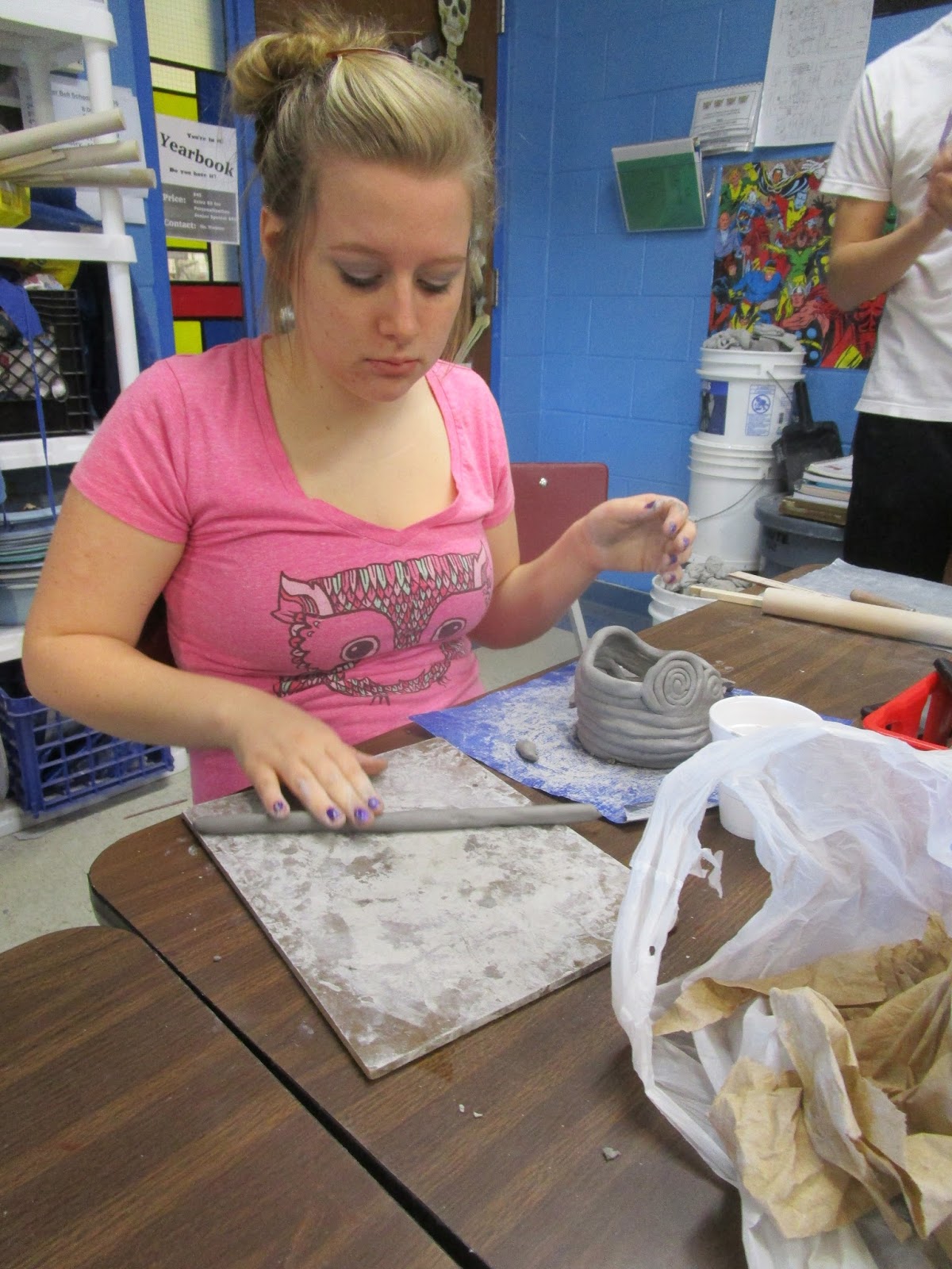 Coloring Outside the Lines Climax Springs High School students working