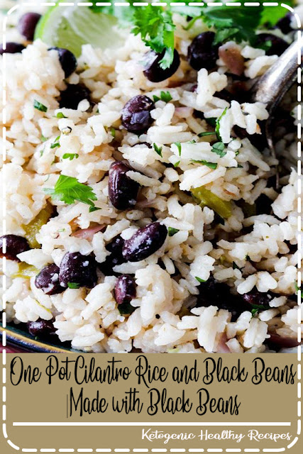 One Pot Cilantro Rice and Black Beans | Made with Black Beans - New ...