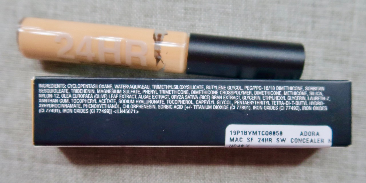 MAC Studio Fix 24 Hr. Smooth Wear Concealer NC40 review Best MAC