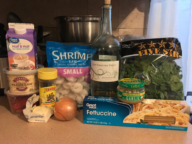 Creamy Shrimp Florentine Pasta