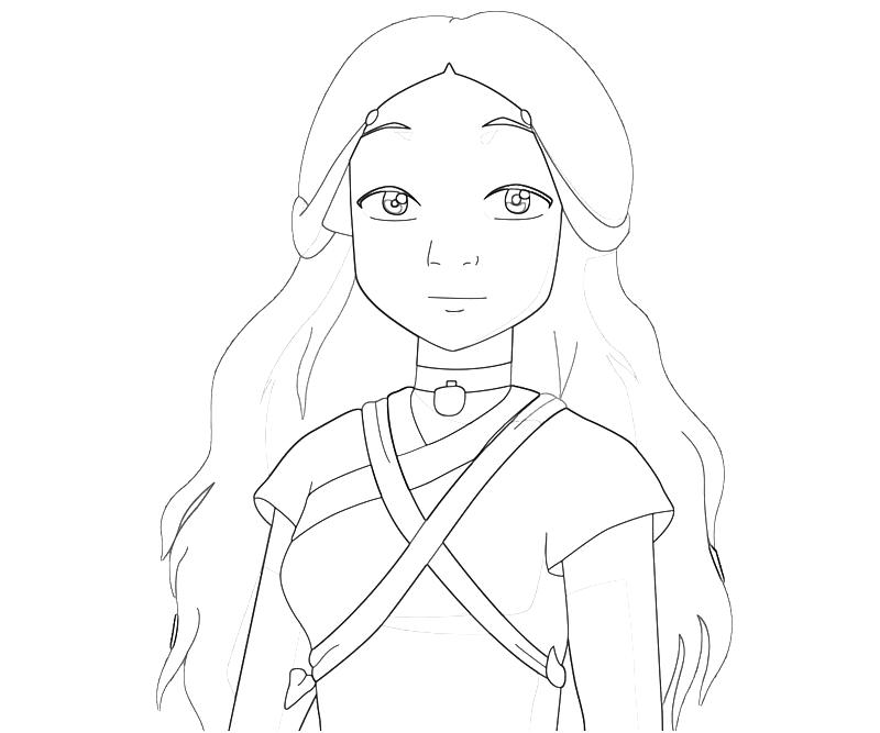 katara coloring pages - photo #2