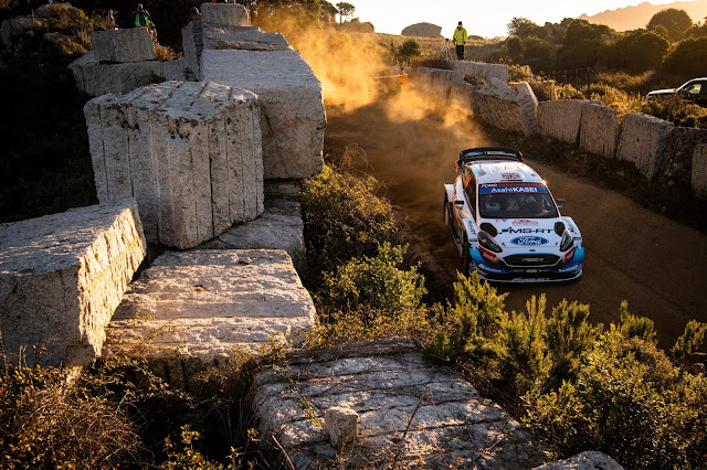 Ford Fiesta World Rally racing car