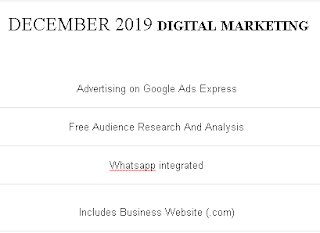 DIGITAL MARKETING - DECEMBER 2019 DIGITAL MARKETING - DECEMBER 2019
