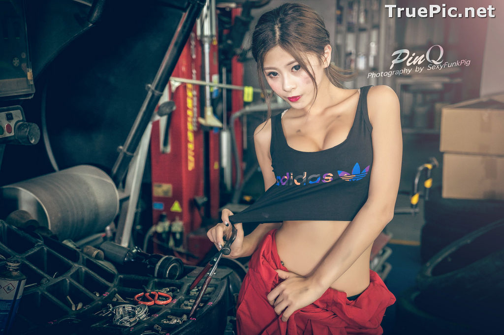 Image Taiwanese Model - PinQ憑果茱 - Hot Sexy Girl Car Mechanic - TruePic.net - Picture-34