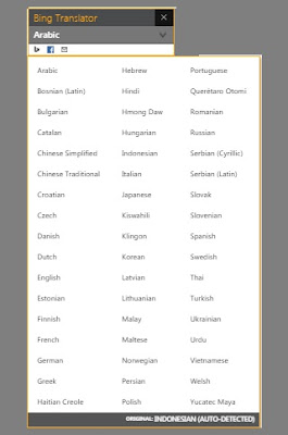 cara memasang Bing Translator di blog