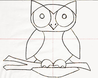 Downloadable owl outline